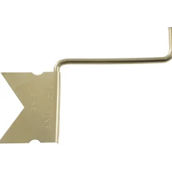 Supporto per tende invisibile in metallo L 5,3 cm nichel 4 pz