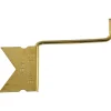 Supporto per tende invisibile in metallo L 5,3 cm ottone 4 pz