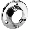 Supporto per tubo Rosetta cromato 25 mm