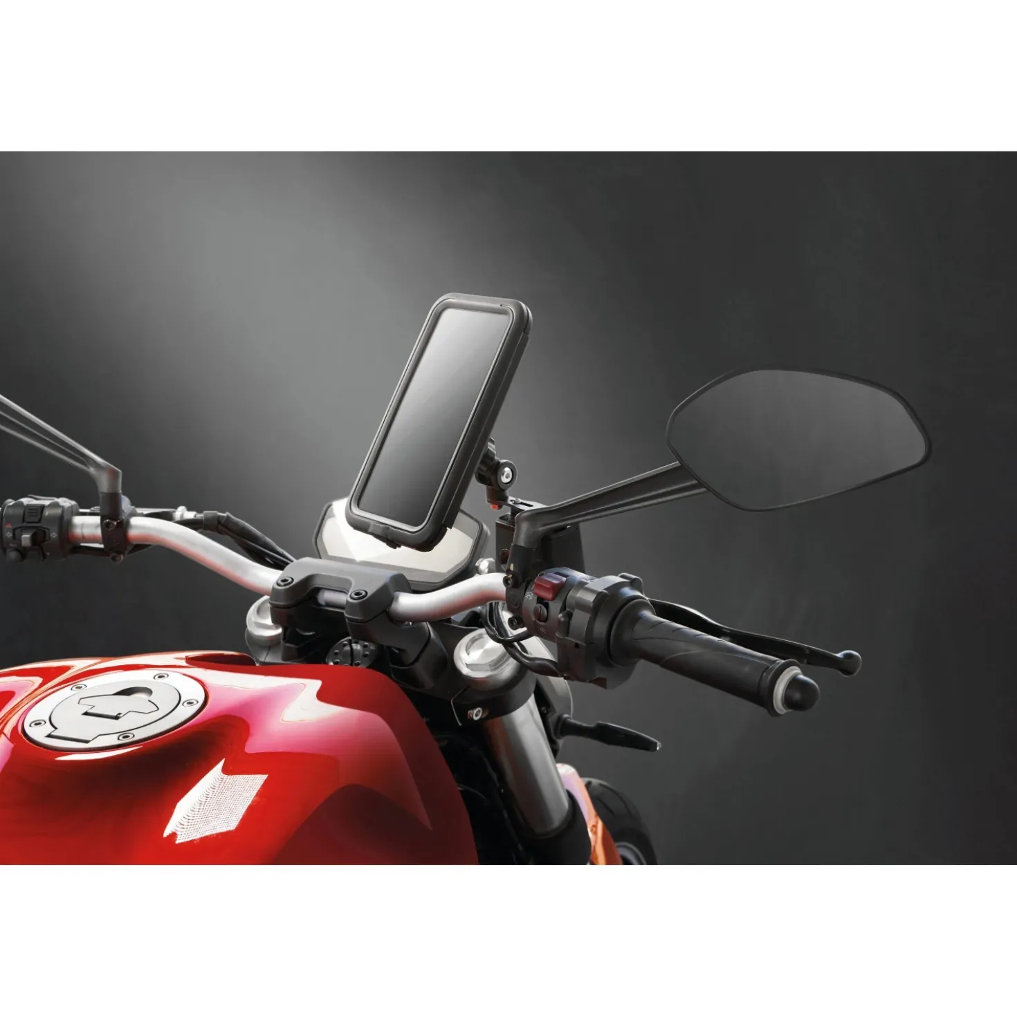 Supporto per vaschetta olio freni e frizione Titan Brake nero/grigio
