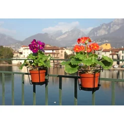 Supporto per vaso singolo da balcone Ø 15 cm