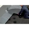 Supporto regolabile in plastica per pavimenti da esterno nero H 3,75-5 cm