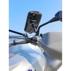 Supporto smartphone Titan Pole con attacco per specchietti o viti passanti