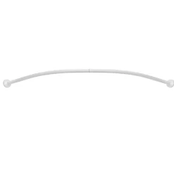 Supporto tenda doccia semicircolare l 87,1 x p 87,1 x Ø 6,2 cm bianco