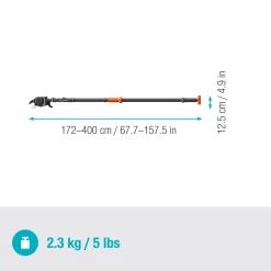 Svettatoio telescopico Gardena StarCut Pro S lunghezza L 175-400 cm