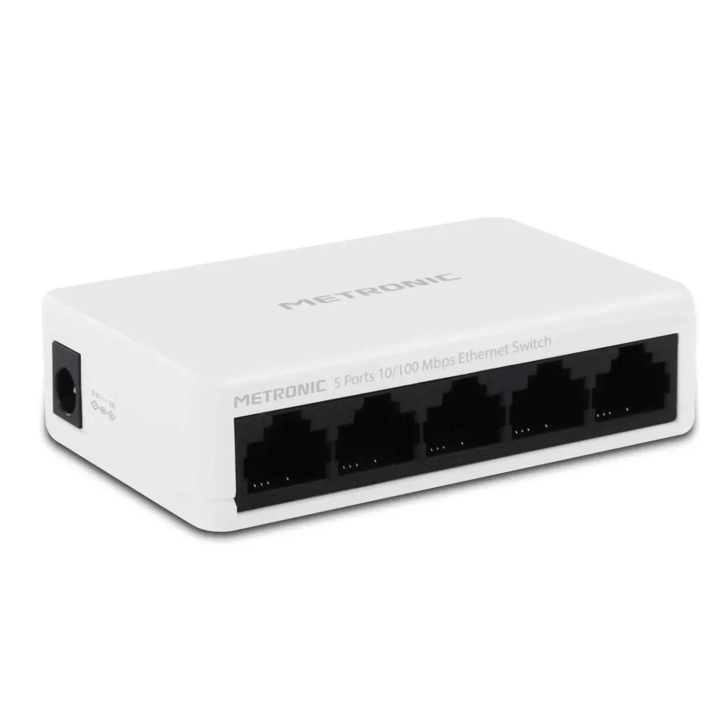 Switch di rete 5 porte RJ45 alimentato