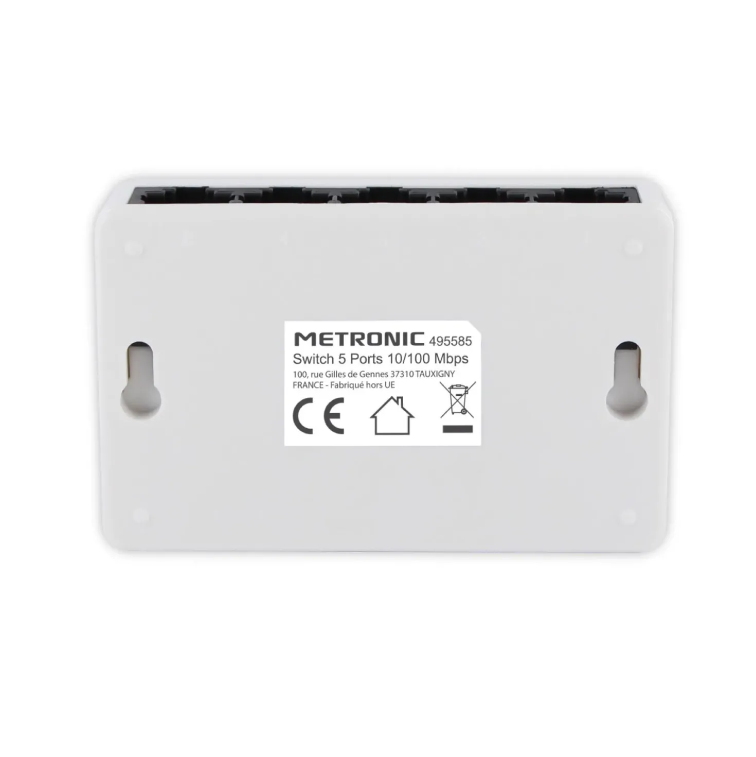 Switch di rete 5 porte RJ45 alimentato
