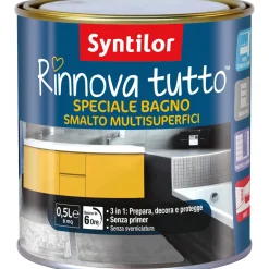 Syntilor Smalto all`acqua Rinnova tutto Speciale bagno cemento 0,5 l