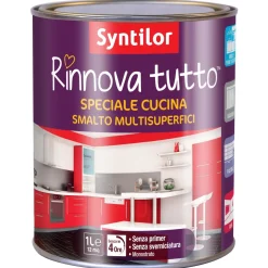 Syntilor Smalto all`acqua Rinnova tutto Speciale Cucina bianco 1 l