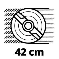 Tagliaerba a batteria Rasarro 36/42 Einhell 36 V 2x5,2Ah L taglio 42 cm