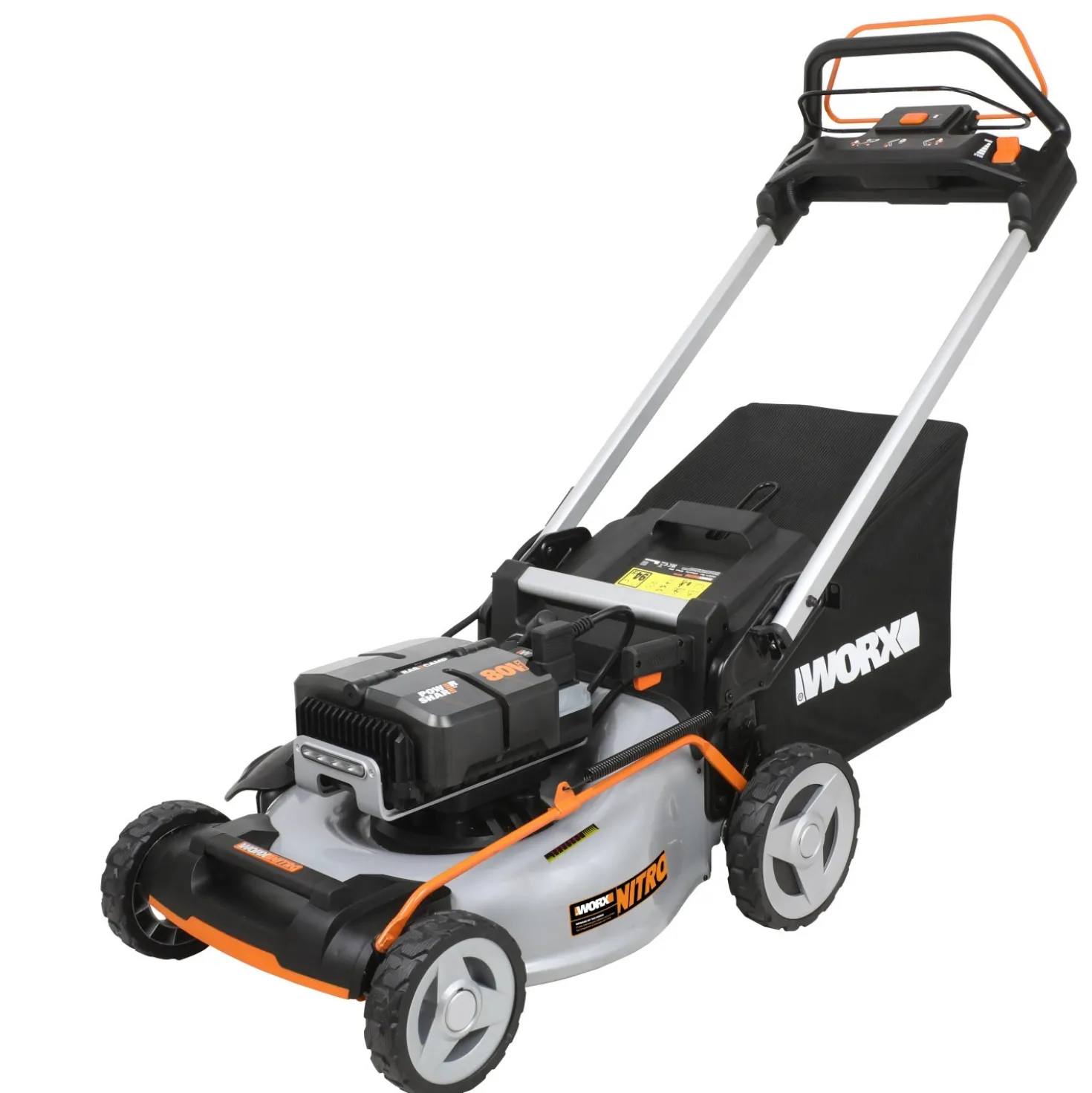 Tagliaerba a batteria Worx Nitro WG761E 80 V 4 Ah L taglio 51 cm