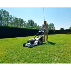 Tagliaerba a scoppio TECKGARD TGR 56 SQE 4in1 da 196 CC L taglio 56 cm