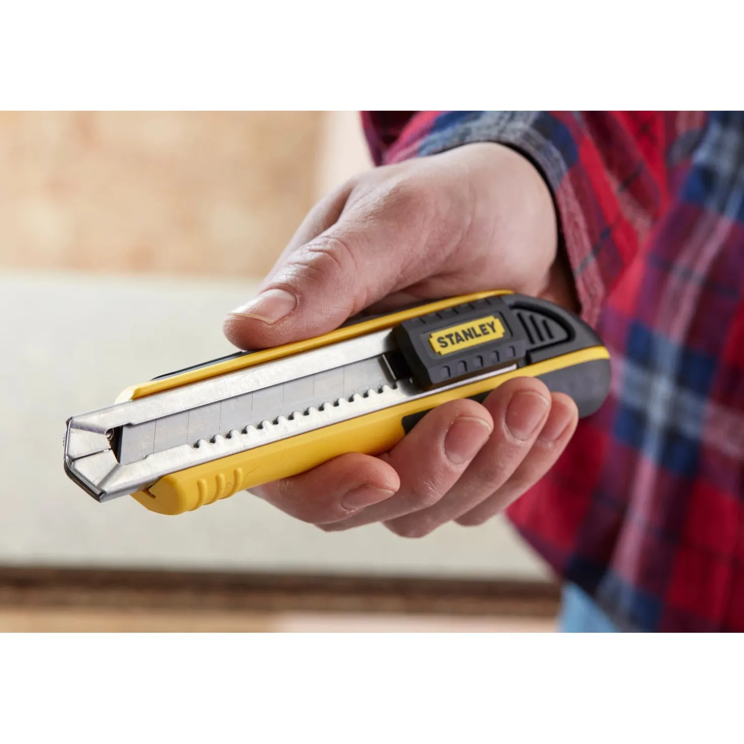 Taglierino professionale Stanley FatMax™ 18 mm nero-giallo