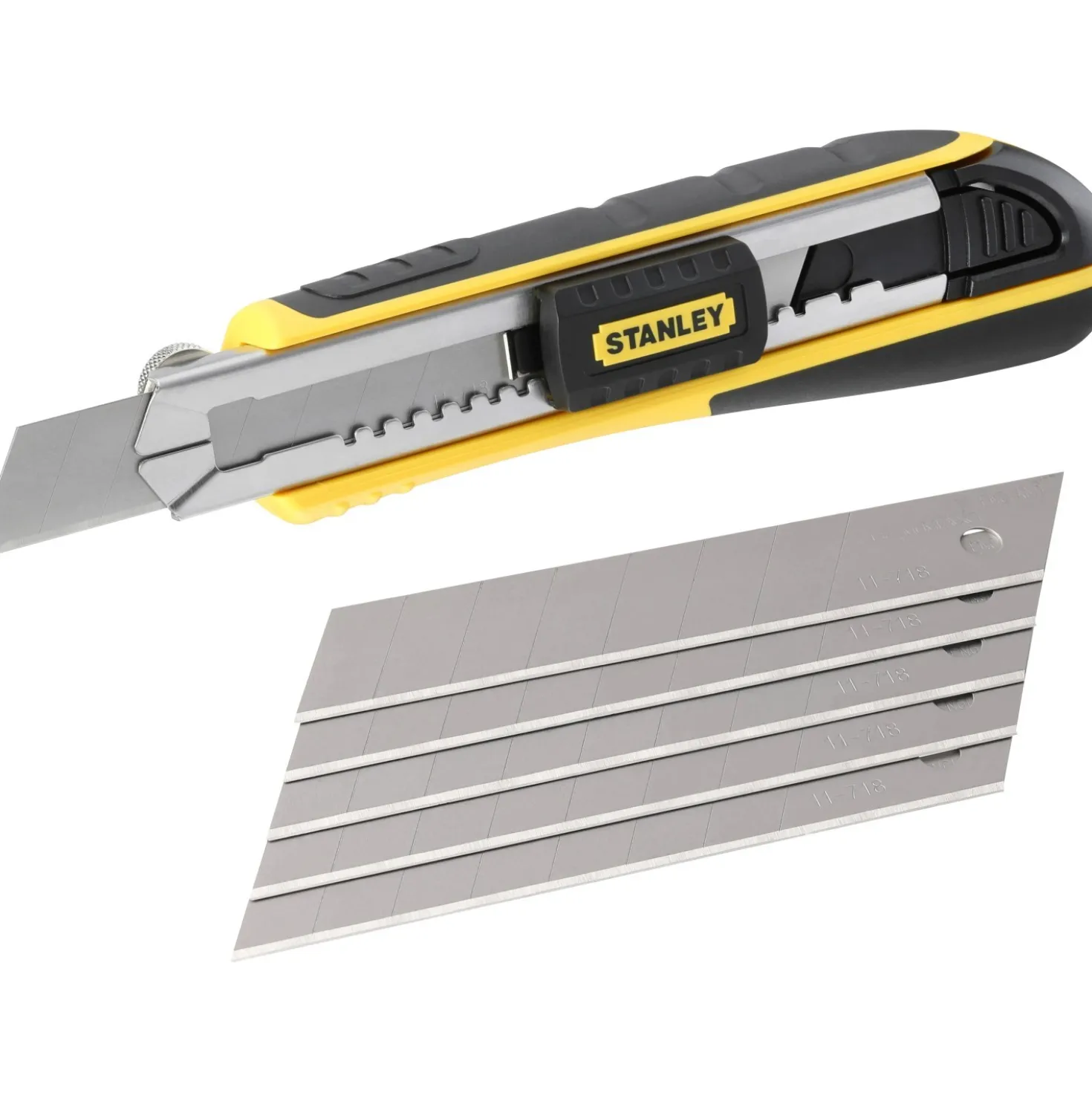 Taglierino professionale Stanley FatMax™ 18 mm nero-giallo