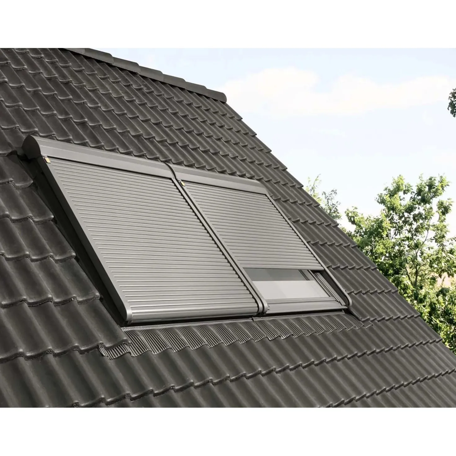 Tapparella elettrica Velux SML MK04 0000S 78x98 cm grigio