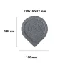 Tappetino a goccia 120x100x12 mm 4 pz
