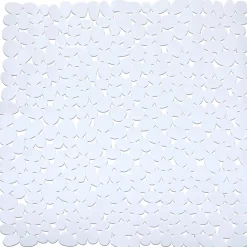 Tappetino antiscivolo doccia Wenko Paradise 54x54 cm bianco
