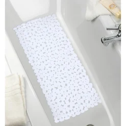 Tappetino antiscivolo doccia Wenko Paradise 71x36 cm bianco