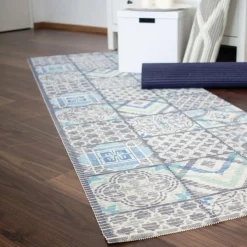 Tappetino antiscivolo schiumato Floor L 65 cm fantasia mosaico al metro