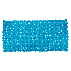 Tappetino antiscivolo vasca Paradise 71x36 cm petrolio