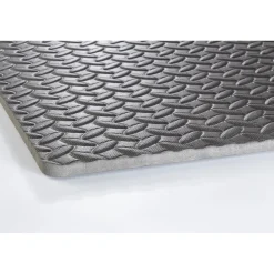 Tappeto ammortizzatore di gomma 62x62x1,2 cm grigio