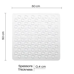 Tappeto antiscivolo doccia Maim trasparente