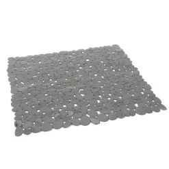 Tappeto antiscivolo doccia River grigio