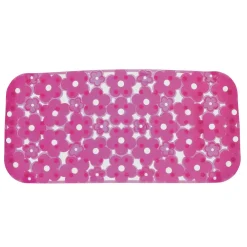 Tappeto antiscivolo vasca Margherita fucsia