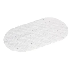 Tappeto antiscivolo vasca Solid bianco