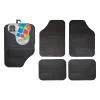Tappeto auto pvc Black nero 4 pz