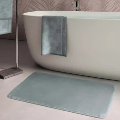 Tappeto bagno Fuzzy 50x80 cm grigio
