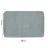 Tappeto bagno Fuzzy 100x60 cm grigio