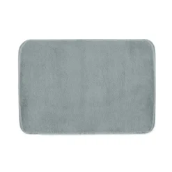 Tappeto bagno Fuzzy 100x60 cm grigio