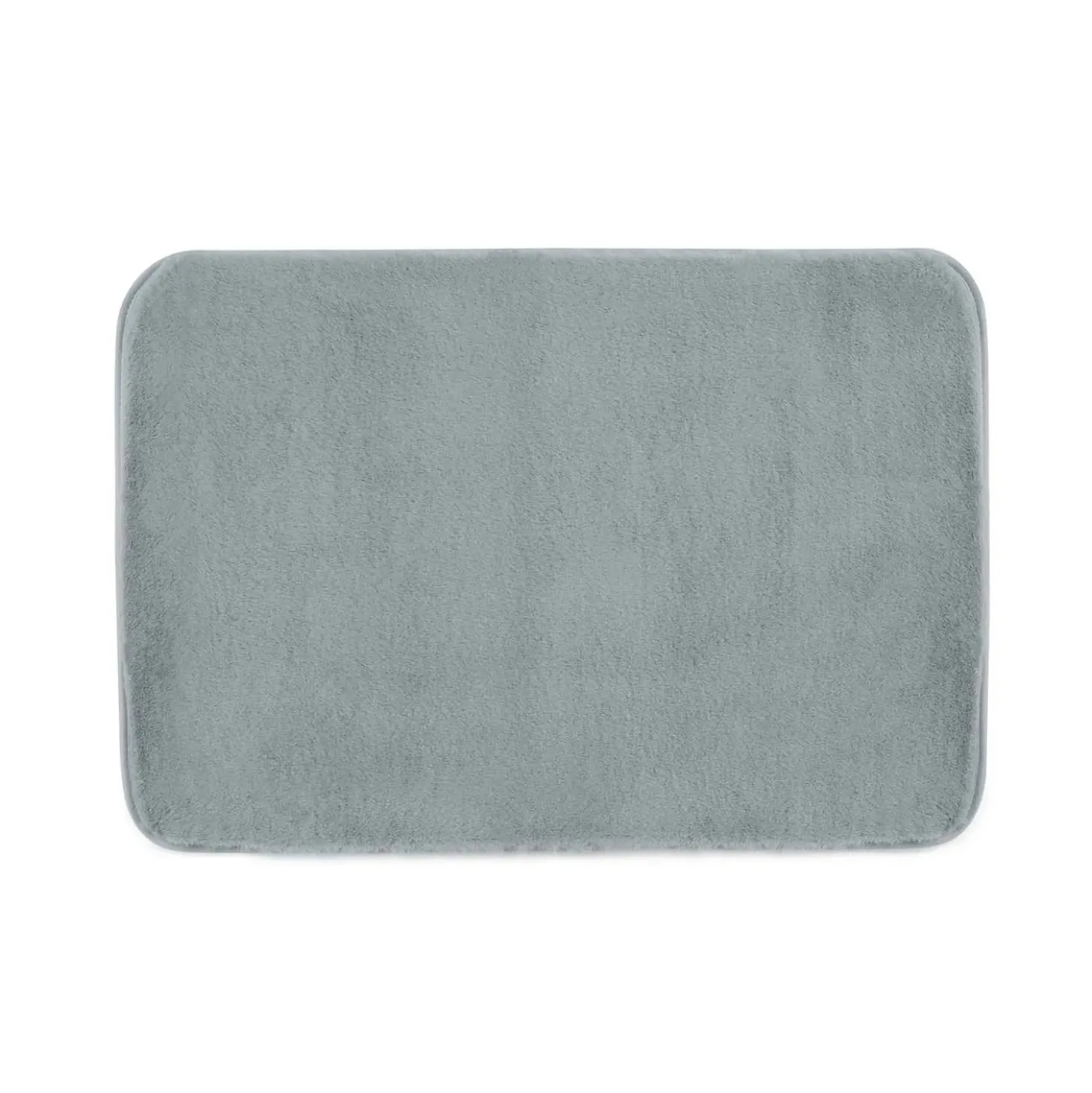 Tappeto bagno Fuzzy 100x60 cm grigio