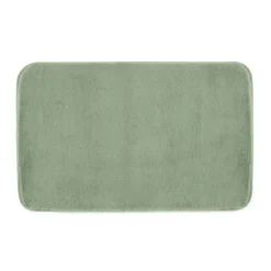 Tappeto bagno Fuzzy 100x60 cm verde salvia