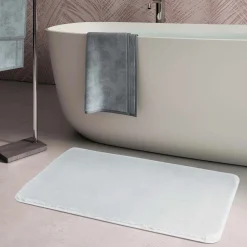 Tappeto bagno Fuzzy 50x80 cm bianco