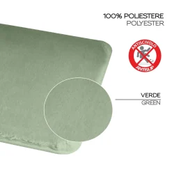 Tappeto bagno Fuzzy 50x80 cm verde