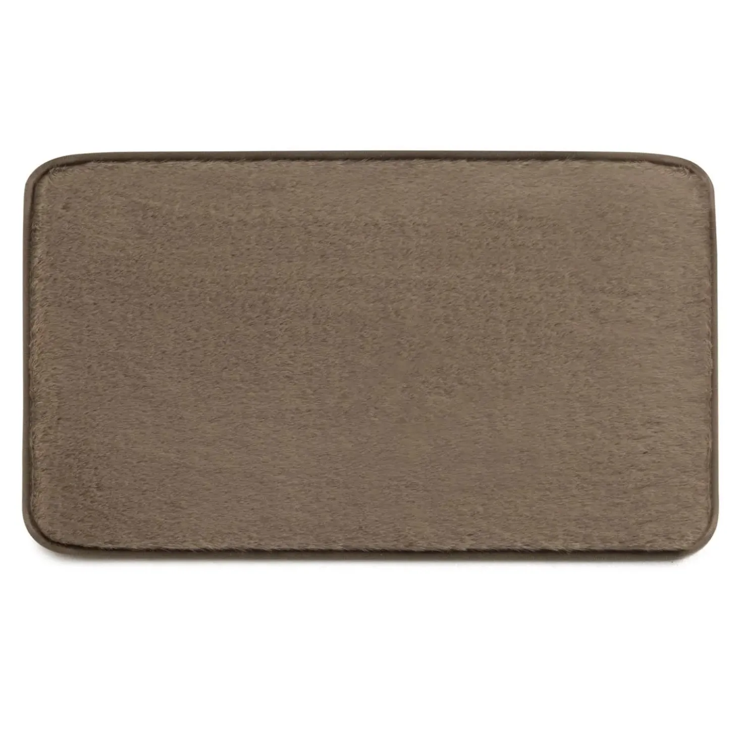 Tappeto bagno Fuzzy 50x80 cm tortora