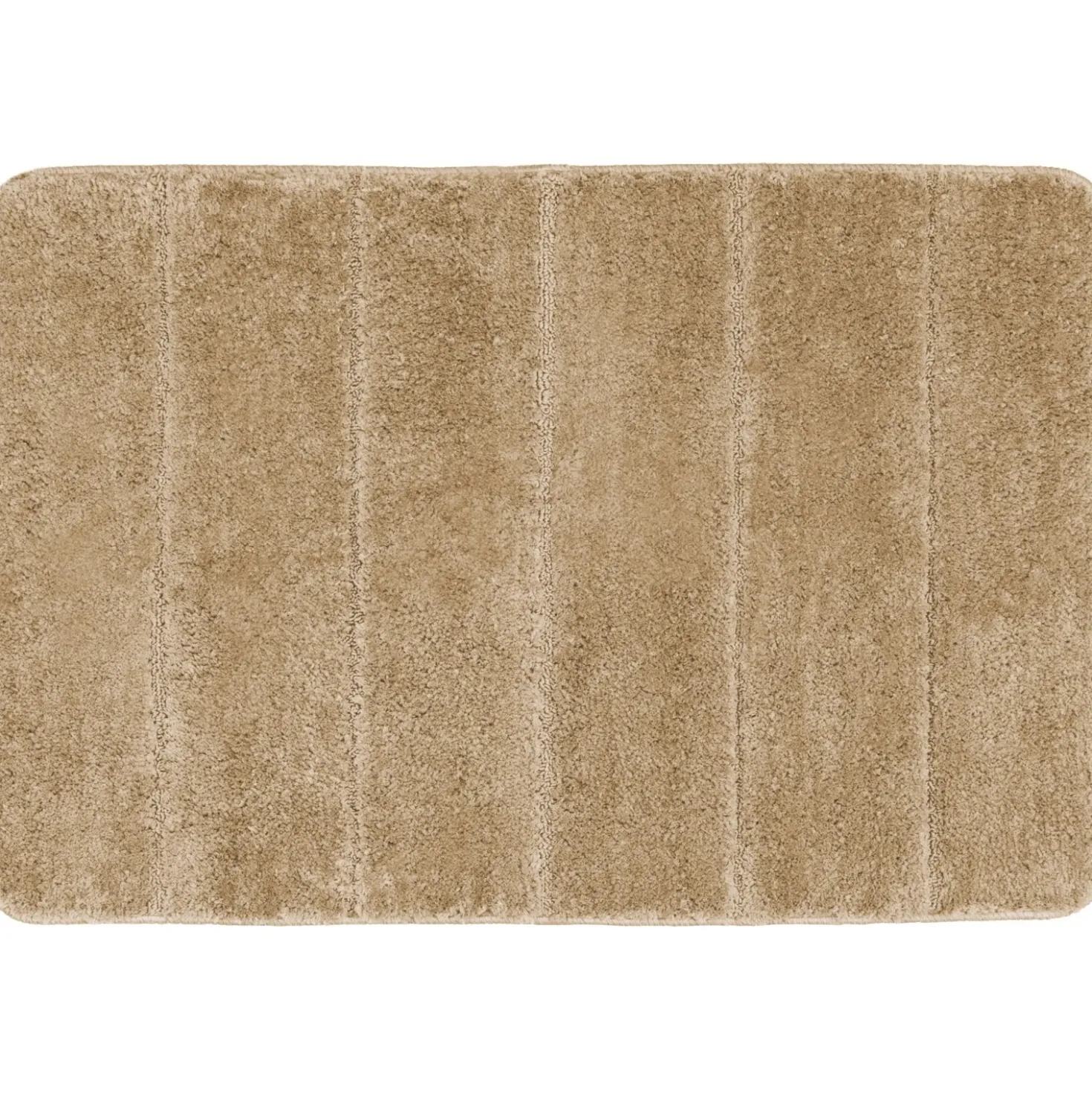 Tappeto bagno in microfibra Wenko Steps 60x90 cm color sabbia