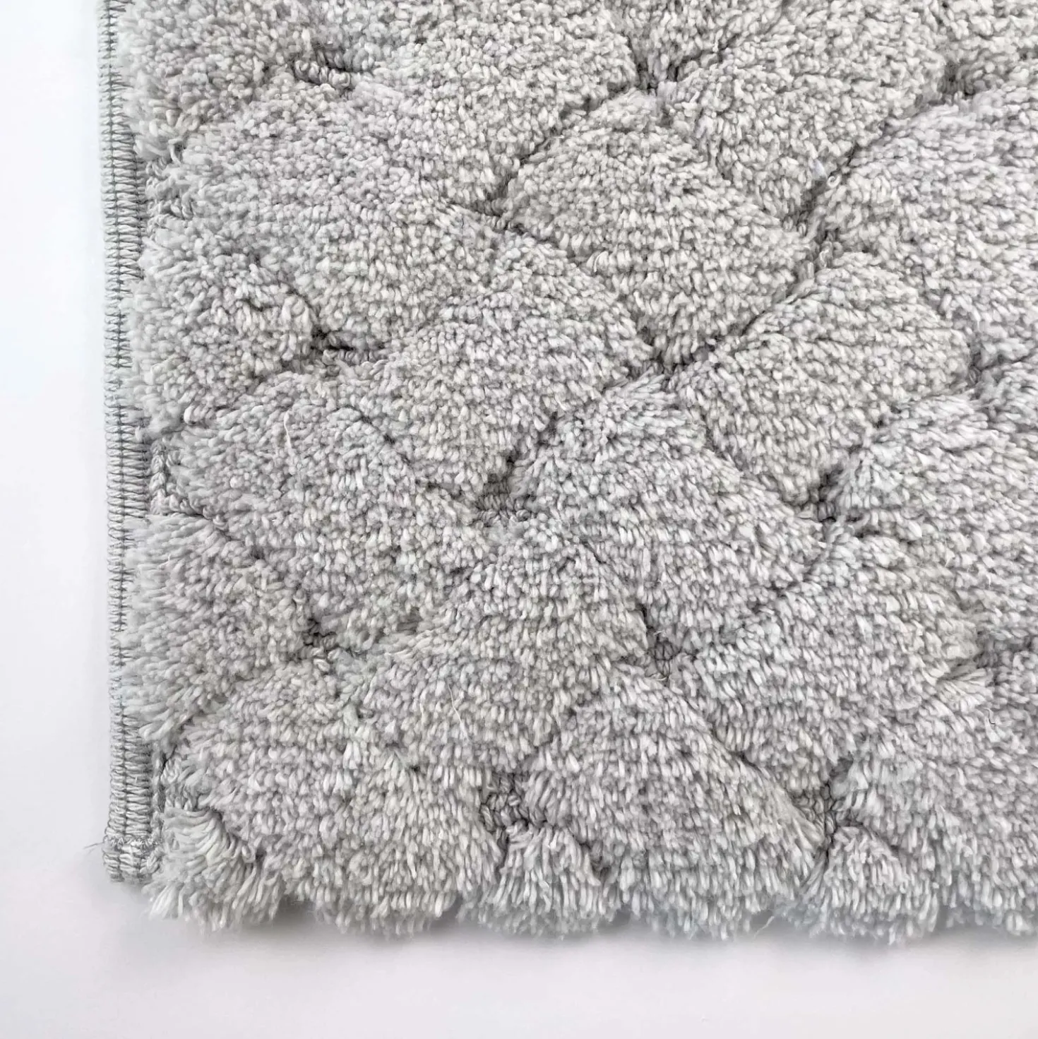 Tappeto bagno Intreccio 60x100 cm color ghiaccio
