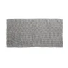 Tappeto bagno Lipari 50 x 80 cm grigio