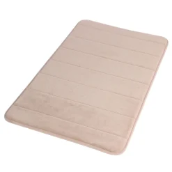 Tappeto bagno memory 40x60 cm beige