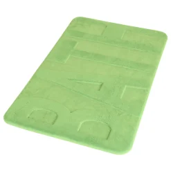 Tappeto bagno memory 45x75 cm verde