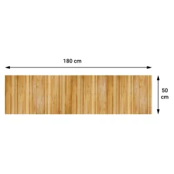 Tappeto cucina Bamboo Edge H50xL180 cm naturale