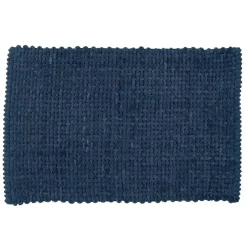 Tappeto da bagno antiscivolo Covelo 50x80 cm blu scuro