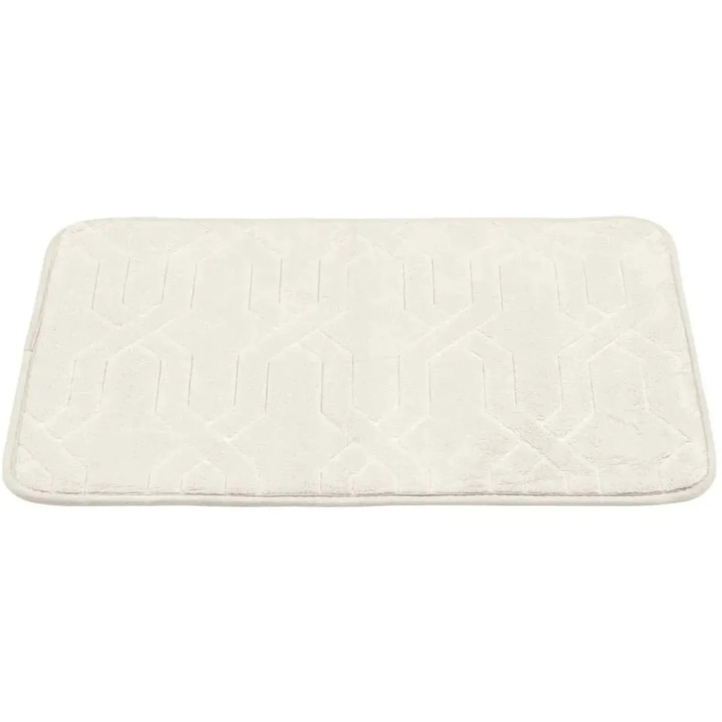 Tappeto da bagno Camiers 40x60 cm bianco