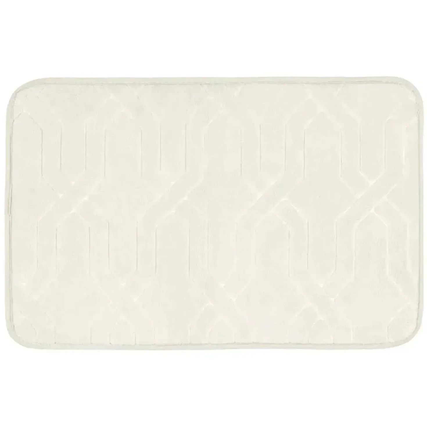 Tappeto da bagno Camiers 40x60 cm bianco