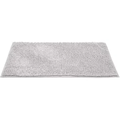 Tappeto da bagno Chenille 50x80 cm grigio chiaro