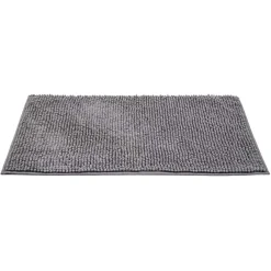 Tappeto da bagno Chenille 50x80 cm grigio antracite