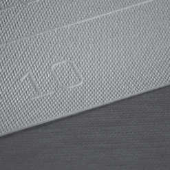 Tappeto in ciniglia antiscivolo Soave 50x180 cm grigio topo